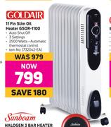 Goldair 11 Fin Slim Oil Heater GSOR-1100