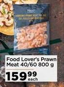 Food Lover's Prawn Meat 40/60-800g Each