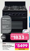 Univa 4 Burner Gas Stove With Gas Oven UG016BI