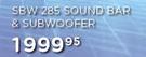 Pure Acoustics SBW 285 Sound Bar & Subwoofer 