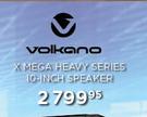 Volkano X Mega Heavy Series 10"  Speaker   