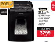 Fellowes 12C Cross Cut Shredder