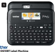Brother PT-D610BT Label Machine