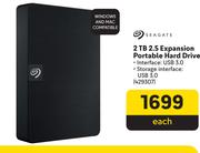 Seagate 2TB 2.5 Expansion Portable Hard Drive