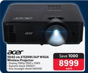Acer 39.62cm X 1328Wi DLP WXGA Wireless Projector 461005