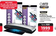 Fellowes A3 Spectra Laminator Bundle-Per Bundle