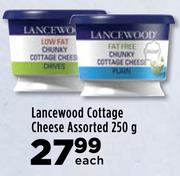 Lancewood Cottage Cheese Assorted-250g Each