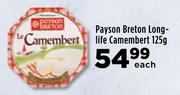 Payson Breton Ling Life Camembert-125g Each