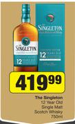 The Singleton 12 Year Old Single Malt Scotch Whisky-750ml