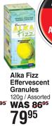 Alka Fizz Effervescent Granules-120g Assorted