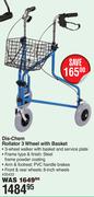 Dis-Chem Rollator 3 Wheel With Basket