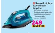 Russell Hobbs 2000W Steam Spray Iron