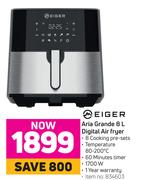Meiger Aria Grande 8L Digital Air Fryer