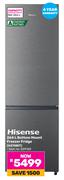 Hisense 264L Bottom Mount Freezer Fridge H370BIT