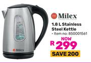 Milex 1.8L Stainless Steel Kettle