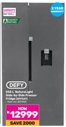 Defy 555L Nature Light Side By Side Freezer/Fridge DFF547