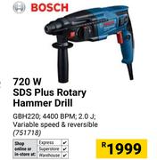 Bosch 720W SDS Plus Rotary Hammer Drill 751718