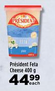 President Feta Cheese-400g Each
