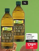 B-Well Extra Virgin Olive Oil-1L Each