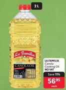 La Familia Canola Cooking Oil-2L Each