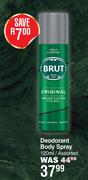 Brut Deodorant Body Spray Assorted-120ml