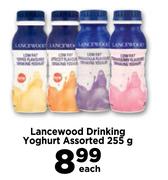 Lancewood Drinking Yoghurt Assorted-255g Each
