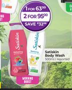 Satiskin Body Wash Assorted-500ml
