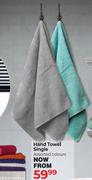 Hand Towel Single Assorted Colours