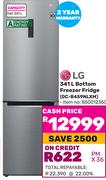 LG 341Ltr Bottom Freezer Fridge GC-B459NLXM