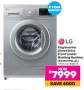 LG 9Kg Inverter Direct Drive Front Loader Washing Machine F4J3VYP5L.AL