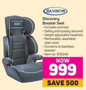 Bambino Discovery Booster Seat