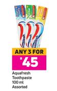 Aquafresh Toothpaste Assorted-For Any 3 x 100ml