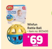 Winfun Rattle Ball-Each