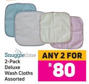 Snuggle Time Deluxe Wash Cloths Assorted-For Any 2 x 2's Pack