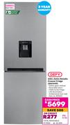 Defy 245L Satin Metallic Freezer Fridge DAC449