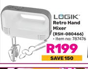 Logik Retro Hand Mixer RSH-080466
