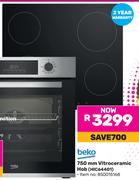 Beko 750mm Vitroceramic Hob HIC64401