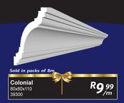 Colonial Cornice 80 x 80 x 110 39300-Per m