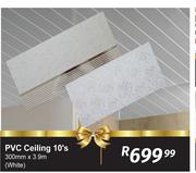 PVC Ceiling 10's 300mm x 3.9m (White)