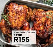 Whole Grilled Chickens-For 2