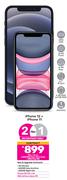 2 x Apple iPhone 12 + iPhone 11-On 1.3GB Red Core More Data + Red Flexi 80