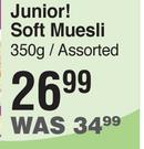 Purity Junior Soft Muesli Assorted-350g