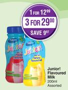 Purity Junior! Flavoured Milk Assorted-For 1 x 200ml