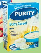 Purity Baby Cereal Mix With Milk (Stage 1-3) Assorted-200g