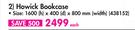 Howick Bookcase 438152