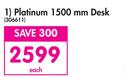 Platinum 1500mm Desk 306611