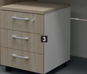 Platinum 3-Drawer Mobile Pedestal 306609