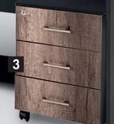 Constantia 3-Drawer Mobile Pedestal 457996