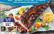 Food Lover's Pre Cooked Pork Belly Ribs-1kg Per Box