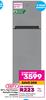 Defy 157Ltr Top Freezer Metallic Fridge DAD239